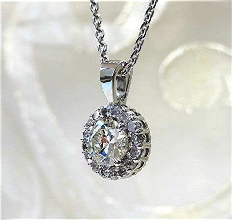 Classic Halo Diamond Pendant Limpid Jewelry