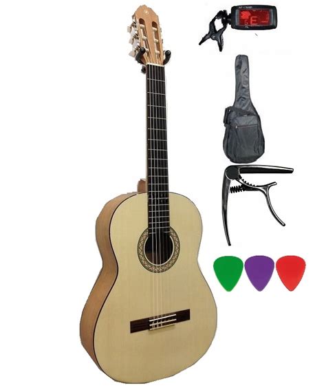 Yamaha C Mii Gitara Klasyczna Zestaw Pokrowiec Tuner Kostki