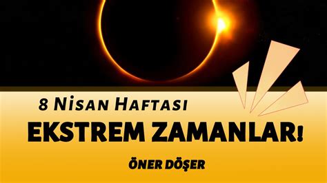 8 Nisan 2024 Haftası Öner Döşer