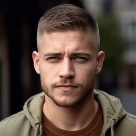 Side Parted Crew Cut In 2024 Men Short Hair Fade Crew Cut Haircut