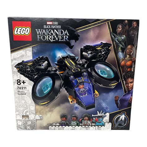 Lego Marvel Black Panther Wakanda Forever Shuris Sonnenvogel Set