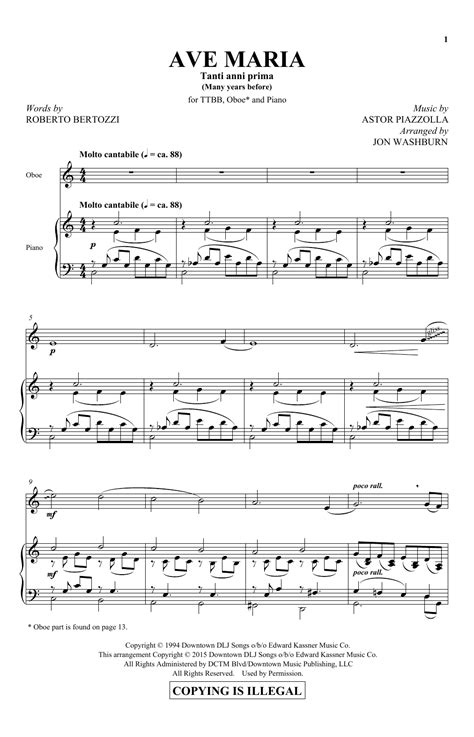 Ave Maria Sheet Music Direct