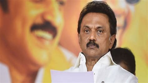 Mk Stalin Elected Unopposed As Dmk Chief For Second Time India Tv