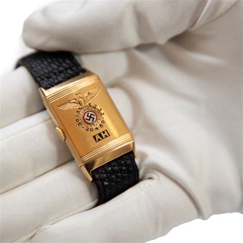 Lot Nsdap Presentation Adolf Hitler Reversible Gold Watch By