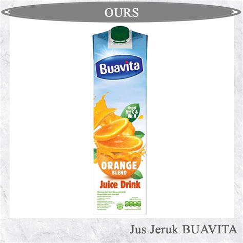 Jual Buavita Jus Jeruk Kaya Vitamin C 1000Ml Juice Orange Sari Buah