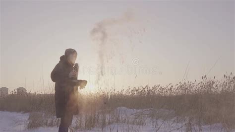 Transformation of Boiling Water into Steam at Low Temperature Stock Footage - Video of nature ...