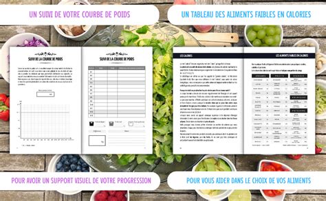 Amazon fr Journal minceur 90 jours à remplir Carnet de suivi à