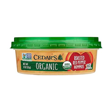 Organic Roasted Red Pepper Hommus 8 Oz At Whole Foods Market