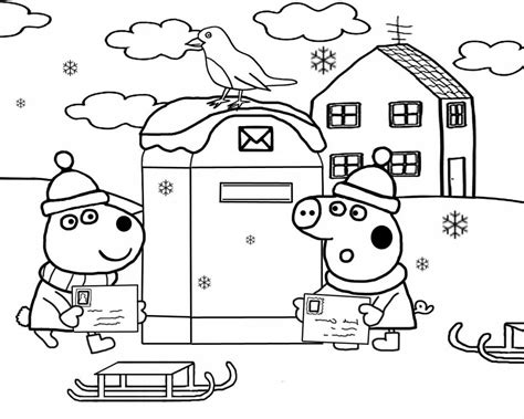 Peppa Pig Coloring Pages Print For Free WONDER DAY Coloring Pages