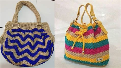 LAS MAS ELEGANTES Y BELLAS CARTERAS EN CROCHET MODELOS TEJIDOS YouTube