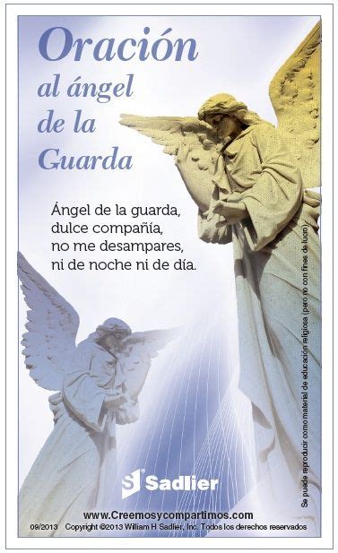 An Advert For The Spanish National Day With Angel And Dove In Front Of