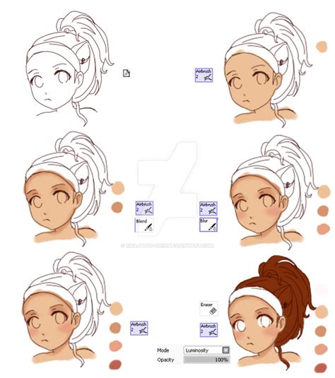 Anime skin shading tutorial by XMajutsu-shiX on DeviantArt