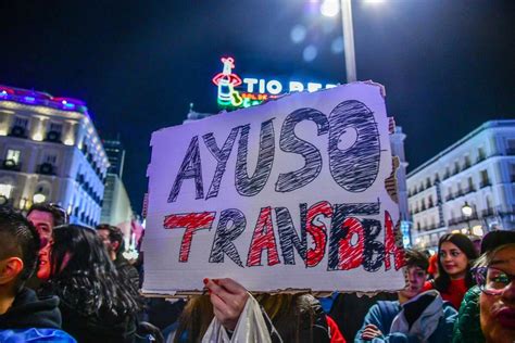 Miles De Personas Protestan Contra Ayuso Por Recortar Derechos Lgtbi Y