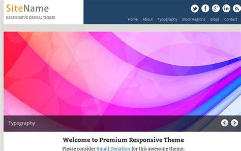 30 Powerful And Free Drupal Cms Themes Drupal Template Freebie Free