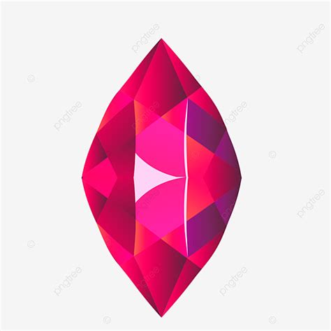 Gem Clipart Hd Png Vector Cartoon Red Gem Gem Clipart Brilliant