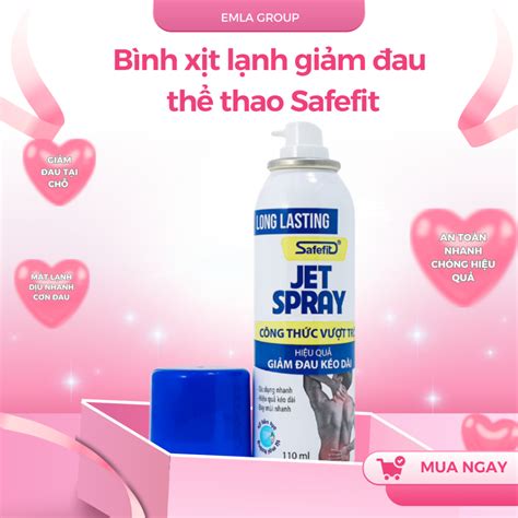 Bình xịt lạnh giảm đau thể thao Safefit, xịt giảm đau thể thao, chai ...