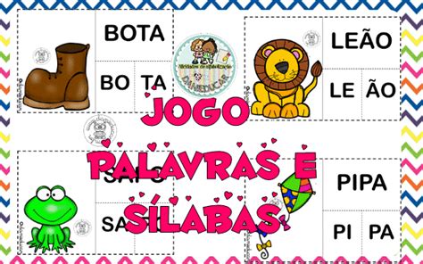 Jogos Palavras Para Alfabetiza O