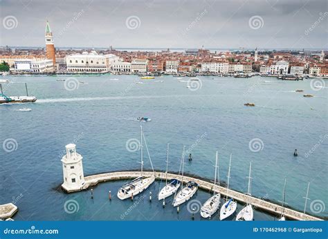 Aerial View of Piazza San Marco or St Mark Square Stock Photo - Image ...