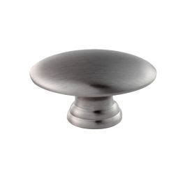 Carlisle Brass Fingertip Design Ftd Asn Oval Knob Satin Nickel