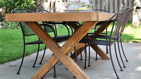 How To Make Your Own Patio Table Patio Ideas