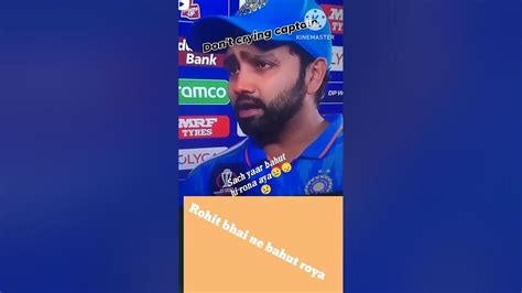 Rohit Sharma Ne Bahut Roya Rohit Kohli Iyer Sky Youtube