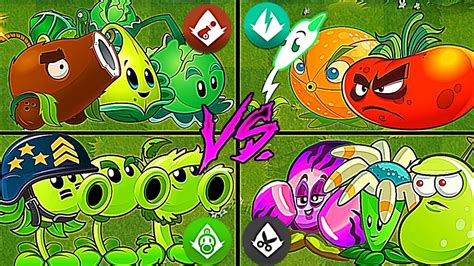 Random 4 Team Plants Battles Which Team Will Win Pvz2 Team Plants