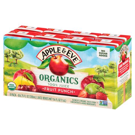 Apple And Eve Organics Fruit Punch 8 Count 675 Fl Oz Droneup Delivery