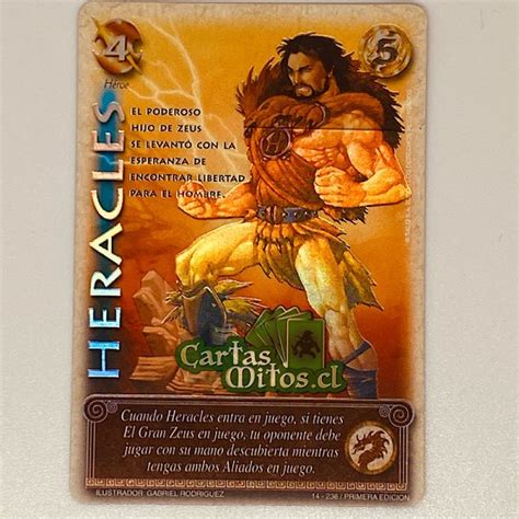 Heracles Mitos Y Leyendas Hel Nica Cartas Mitos