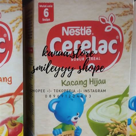 Jual Nestle Cerelac Bubur Kacang Hijau Usia Bulan Keatas Gr