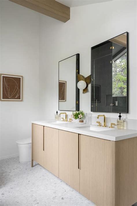 White Washstand With Recycled Glass Countertop Cottage Bathroom