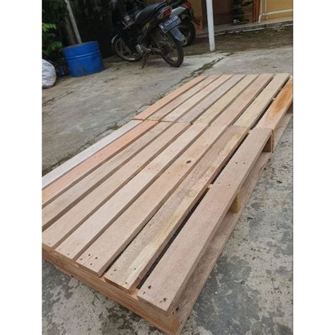 Jual Palet Kayu Divan Kasur Single Bed 90x200x12cm Shopee Indonesia