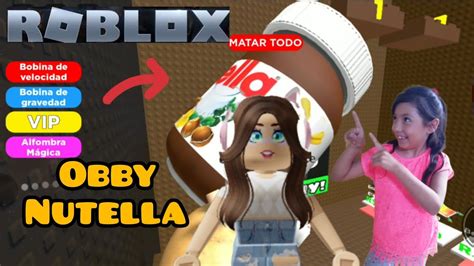 Roblox Obby De Nutella Chocolate Mich Youtube