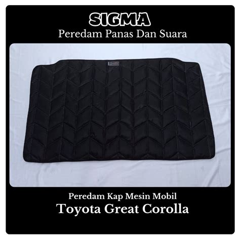 Jual Peredam Panas Dan Suara Kap Mesin Mobil Toyota Great Corolla Tahun