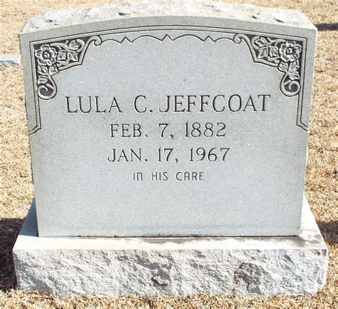 Lula Gertrude Cartin Jeffcoat 1882 1967 Find A Grave Memorial