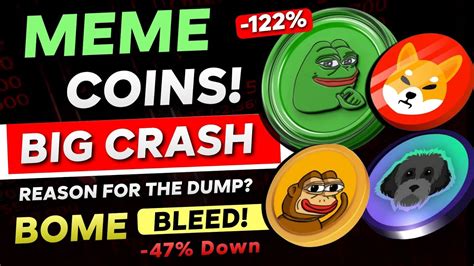 MEME Coins BIG CRASH BOME Token Bleeding SELL Or HOLD Reason