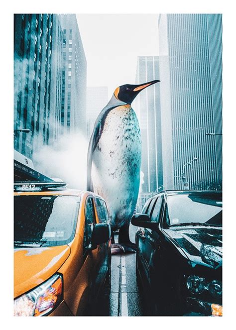 Penguin City Poster