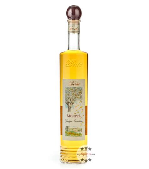 Berta Monprà Grappa 0 7l 40 Vol 0 7 Liter Welt der Weine