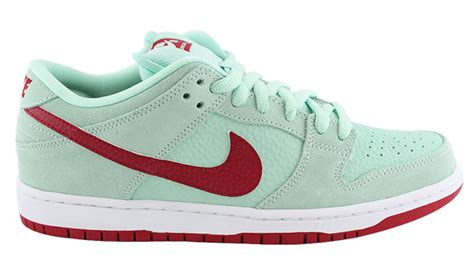 Nike Sb Dunk Low Medium Mint Gym Red