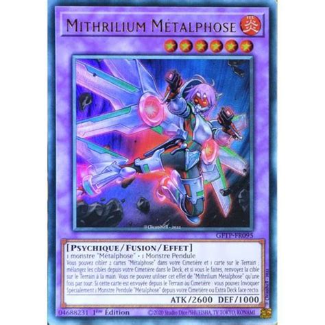 Carte Yu Gi Oh Gftp Fr Mithrilium M Talphose Ultra Rare Neuf Fr