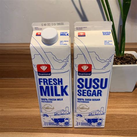 Jual Diamond Susu Segar Fresh Milk Plain Ml Pasteurised