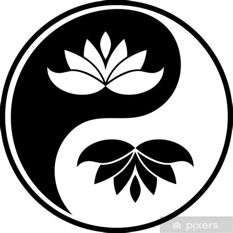 Poster Black lotus symbol - PIXERS.UK