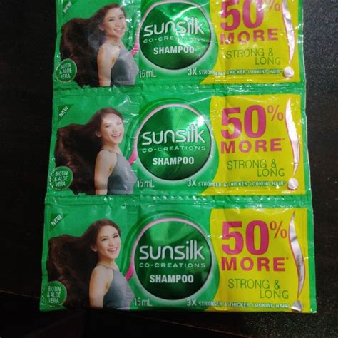 Sale 50 Off 12pcs Sunsilk Sachet Green Twin Pack Shampoo Shopee