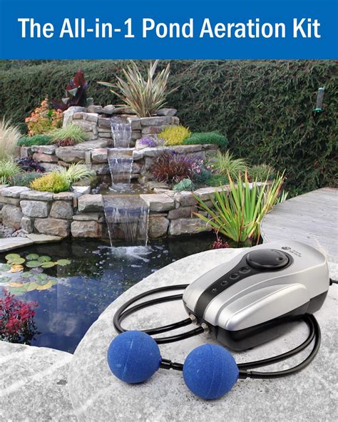 Snapklik.com : AquaMiracle Pond Aeration Kit Pond Air Pump Koi Pond ...