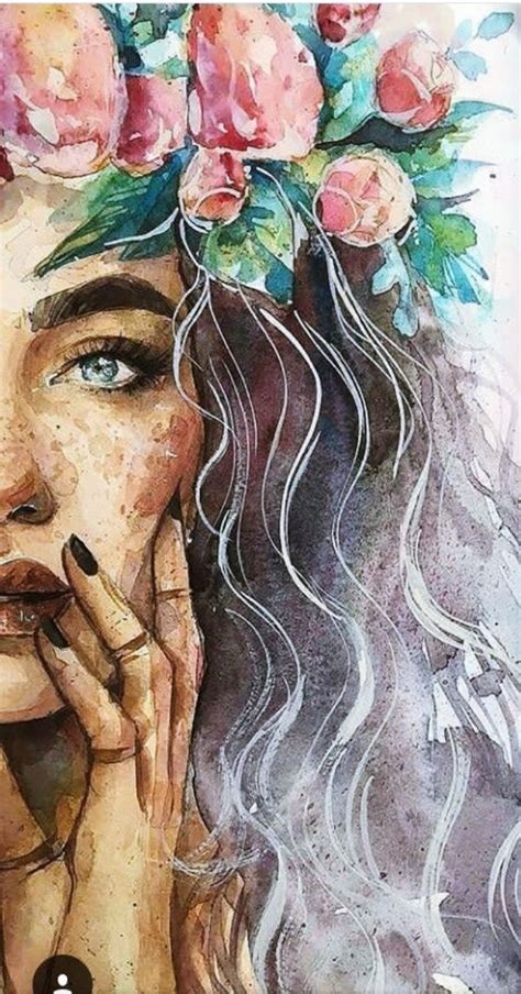 Illustrations Et Peintures De Portraits L Aquarelle R Alistes