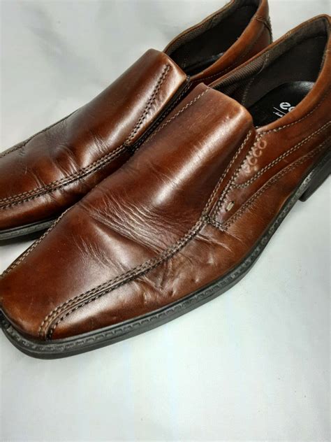 Ecco New Jersey Slip On Loafer Cocao Brown Men S Size Gem