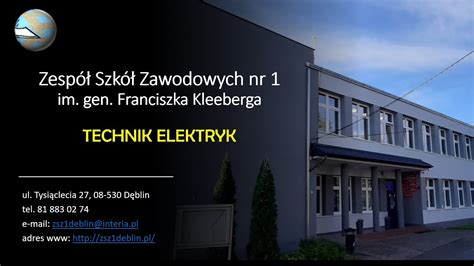 Zesp Szk Zawodowych Nr W D Blinie Technik Elektryk Youtube