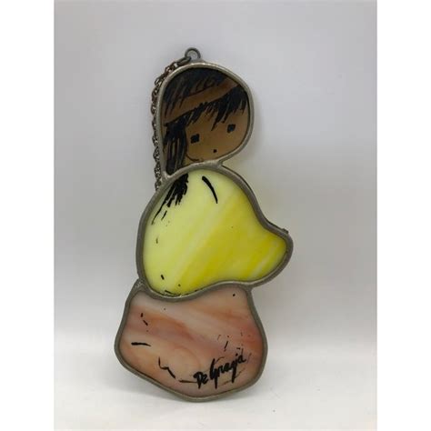 Degrazia Art Vintage 98 Degrazia Stained Glass Native American Girl Suncatcher Poshmark