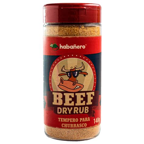 Tempero para Churrasco Dry Rub BEEF habañero