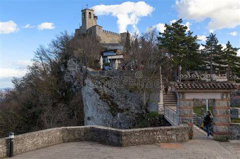 Fortress Guaita First Tower San Marino Editorial Stock Photo Image