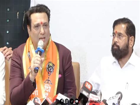 Govinda Joins Shinde Shiv Sena Can Contest Lok Sabha Elections From Mumbai North West Seat